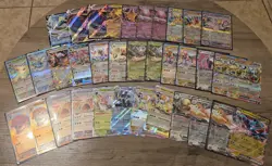 Pokemon Card V, VMAX, ex Ultra Rare Card Lot Of 35 Multi Language All Mint/NM - Image 1