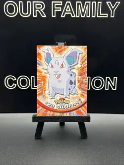 NIDORAN - # 29 - TOPPS SERIES 1 - BLUE LOGO - Pokemon Card - NM - Image 1