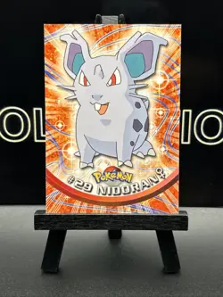 NIDORAN - # 29 - TOPPS SERIES 1 - BLUE LOGO - Pokemon Card - NM - Image 2