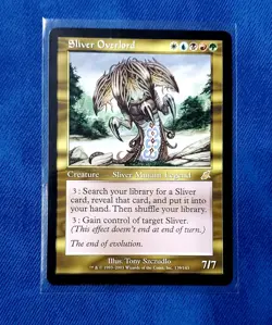 Magic the Gathering Sliver Overlord Scourge 2003 Collectible Card Ex Mint 🔥 - Image 1