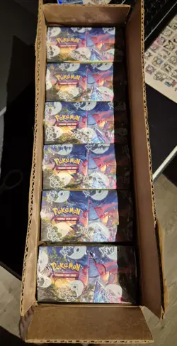 Pokemon Card Evolving Skies Case 6 Booster Box Sealed 1st Print English - Image 1
