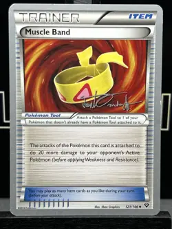 Pokemon Card Muscle Band World Championships 2015 121/146 LP Regular TCG - Image 3