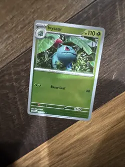 Ivysaur 002/132 Reverse Holo Mega Evolution Card - ENGLISH - Near Mint IN HAND - Image 1