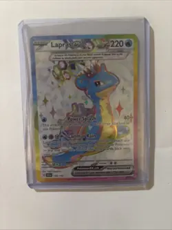 Pokemon TCG Lapras EX Full Art Ultra Rare Holo Card 158/142 Mint/Near Mint - Image 1