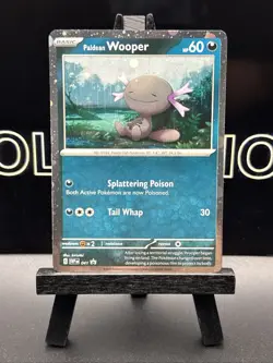 Paldean Wooper SVP 041 Black Star Promo - Cosmos Holo - Pokemon TCG Card NM - Image 2