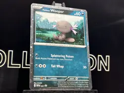 Paldean Wooper SVP 041 Black Star Promo - Cosmos Holo - Pokemon TCG Card NM - Image 4