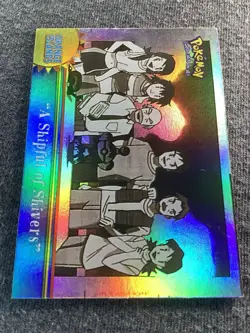 OR12 A Shipful of Shivers Rainbow Foil Topps TV Animation Series 3 Pokemon Card - Image 4
