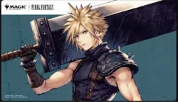 MTG FINAL FANTASY playmat Cloud FF Magic the Gathering NEW - Image 1