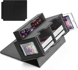 MTG Commander Deck Box with 2 Display & Dice Tray, Fits 320+ Cards, 4 Dividers & - Image 1