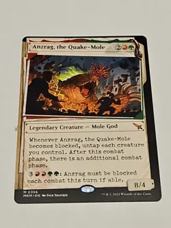 MTG - Anzrag, the Quake-Mole (Showcase) MKM #356 Murders Karlov Manor - NM - Image 1