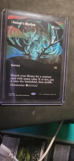 Nature's Rhythm (Borderless) Tarkir: Dragonstorm Regular mtg - Image 1