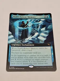 MTG - Proft's Eidetic Memory (Ext Art) MKM #396 (Foil) Murders Karlov Manor - NM - Image 1