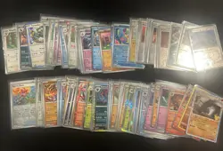 100 Random Common Pokemon Cards - All Holos and Reverse Holos - Image 1