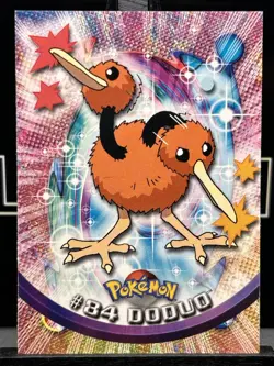 Pokemon Topps - TV Animation Edition - English - #84 - Doduo - 1998 Regular NM - Image 3