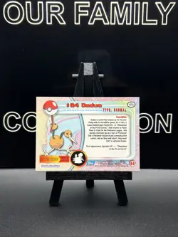 Pokemon Topps - TV Animation Edition - English - #84 - Doduo - 1998 Regular NM - Image 4