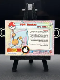 Pokemon Topps - TV Animation Edition - English - #84 - Doduo - 1998 Regular NM - Image 5