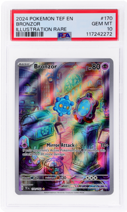 2024 Pokemon Scarlet and Violet Temporal Forces Bronzor PSA 10 - Image 1