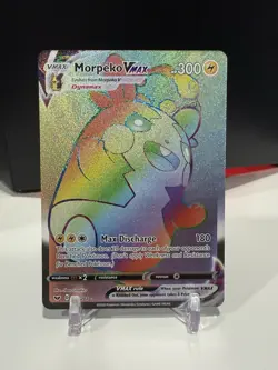 Morpeko VMAX 204/202 Pokemon TCG SWSH01: Sword & Shield Base Set Secret Rare NM - Image 1