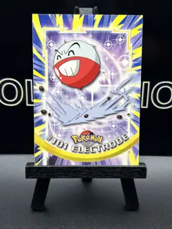 Pokemon Electrode Topps #101 TV Animation Blue Logo Regular LP - Image 2
