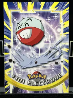 Pokemon Electrode Topps #101 TV Animation Blue Logo Regular LP - Image 3