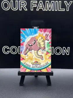 Pokemon #106 Hitmonlee Blue Label Topps 1999 TV Animation Series Regular LP - Image 1