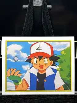 Nintendo Pokemon Merlin Sticker Series 2 #10 Ash Ketchum 2000 - Image 3