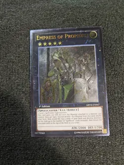 Yugioh Empress Of Prophecy ABYR-EN047 1st edition Ultimate Rare - Image 1