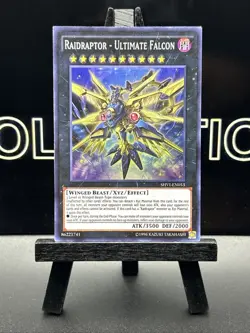 Yugioh Raidraptor - Ultimate Falcon SHVI-EN053 Super Rare Holo LP - Image 2