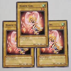 3 x YuGiOh TCG Harpie Girl - RDS-EN004 - Common - 1st Edition LP/MP - Image 1