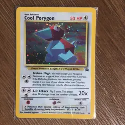 🌟 COOL PORYGON Pokemon Card - SEALED - WOTC Black Star Promo #15 - HOLO NM 🌟 - Image 1