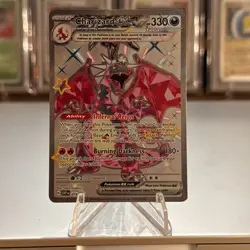 Pokemon Card Charizard EX SVP 074 Scarlet & Violet Black Star Promo Full Art NM - Image 1