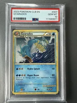 2023 POKEMON CLB-TRADING CARD GAME CLASSIC DECK 007 GYARADOS PSA 10 - Image 1