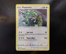 Rayquaza SWSH029 Holo Black Star Promo Pokemon Card NM - Image 1