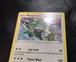 Rayquaza SWSH029 Holo Black Star Promo Pokemon Card NM - Image 2