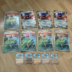 Victini Promo Illustration Rare Jumbo Card 208 Pokeball x5 & koraidon sv1 - Image 1