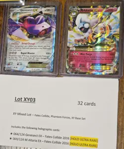 Pokemon Mixed Card Lot XY (69/124 M Altaria EX, 66/124 Genesect EX) 32 cards - Image 3