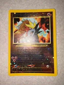 2x Pokemon Card - Entei #34 Black Star WOTC Reverse Holo LP & DMG - Image 3