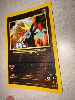 2x Pokemon Card - Entei #34 Black Star WOTC Reverse Holo LP & DMG - Image 5
