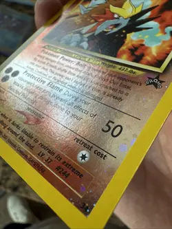 ENTEI # 34 Black Star Promo Reverse Holo - WOTC Pokemon Card LP/MP - Image 2