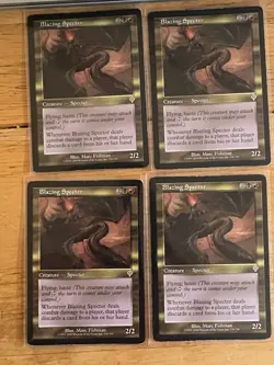 Blazing Specter x4: Invasion: Regular: Lightly Played (Excellent) - Image 1