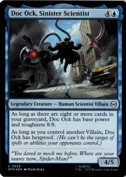 NM - Doc Ock, Sinister Scientist C ( Foil ) Marvel's Spider-Man 29 - Image 1