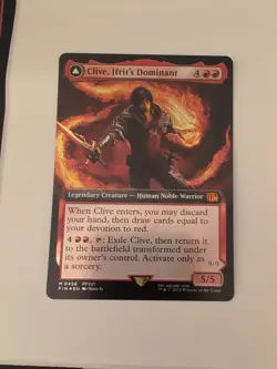 Clive, Ifrit's Dominant Extended Art Final Fantasy FOIL NM 0458 M - Image 1