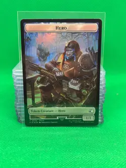 Hero 0004 / Food 0022 - Foil - Token - Final Fantasy - FIN - MTG - Image 1