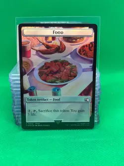 Hero 0004 / Food 0022 - Foil - Token - Final Fantasy - FIN - MTG - Image 2