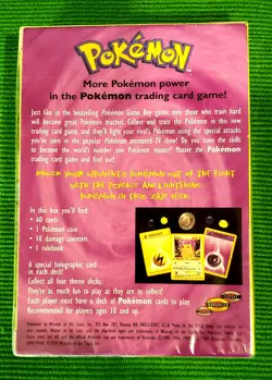 1999 POKEMON ZAP THEME DECK . NEW FACTORY SEALED NEVER OPEN MINT 742818060578 - Image 3