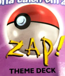 1999 POKEMON ZAP THEME DECK . NEW FACTORY SEALED NEVER OPEN MINT 742818060578 - Image 4