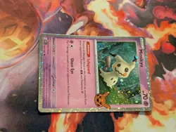 Mimikyu 037/091 Cosmo Holo ~Swirl~ Pokemon TCG Trick or Trade 2024 Near Mint - Image 4
