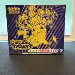 Pokemon TCG Surging Sparks Elite Trainer Box - SV08 Factory Sealed. - Image 1