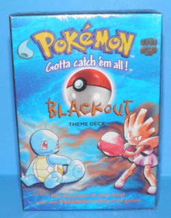 1999 WOTC Pokemon TCG Base Set Blackout Theme Deck Vintage SEALED - Image 1