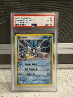 Pokemon Gyarados EX Deoxys Holo Rare #8 PSA 9 Mint - Image 1